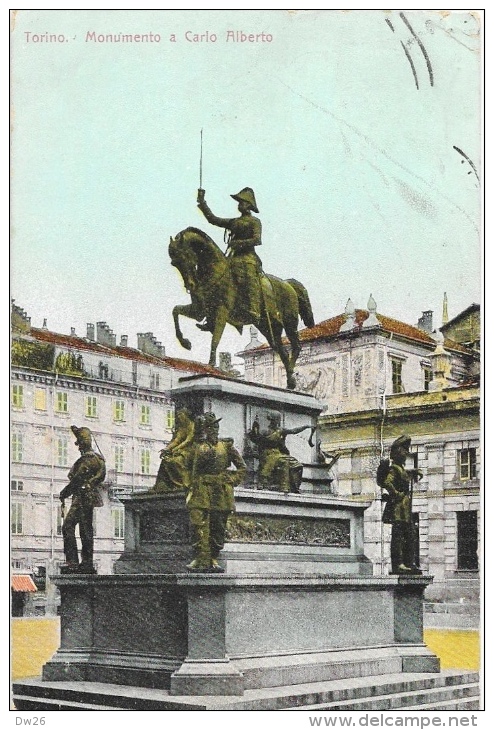 Torino - Monumento A Carlo Alberto - Autres Monuments, édifices