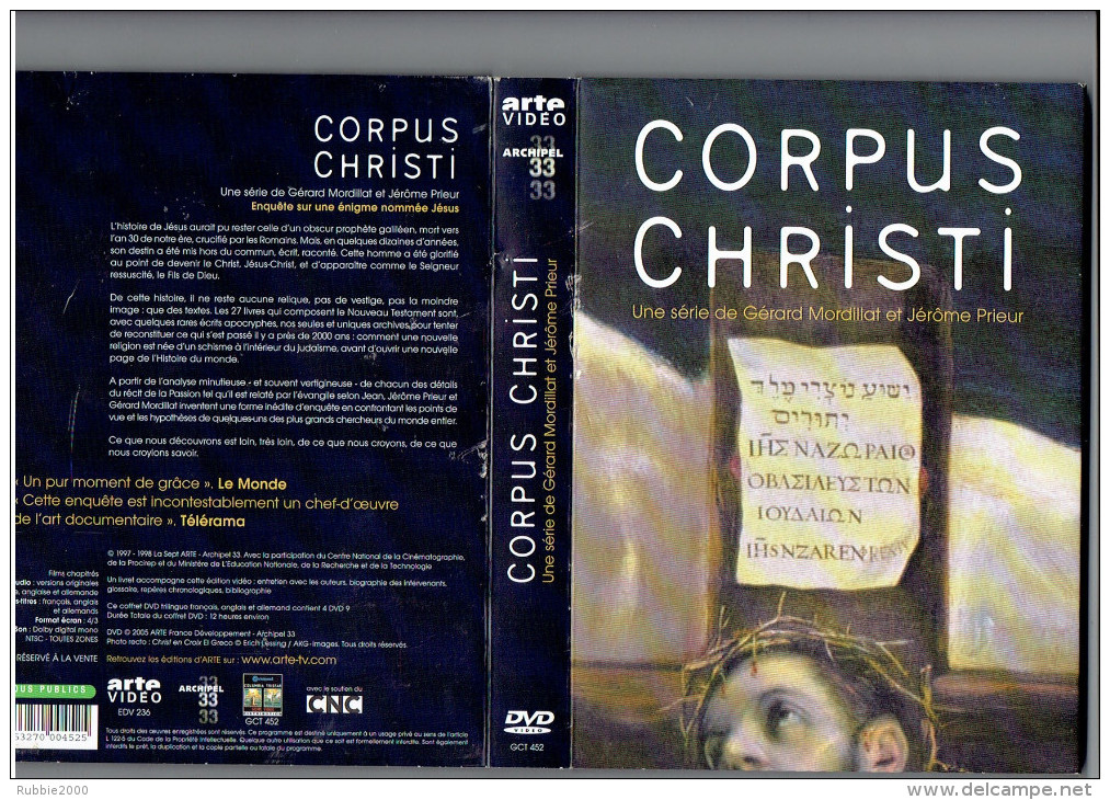 CORPUS CHRISTI DE GERARD MORDILLAT ET JEROME PRIEUR COFFRET 4 DVD ET LIVRET - Documentary