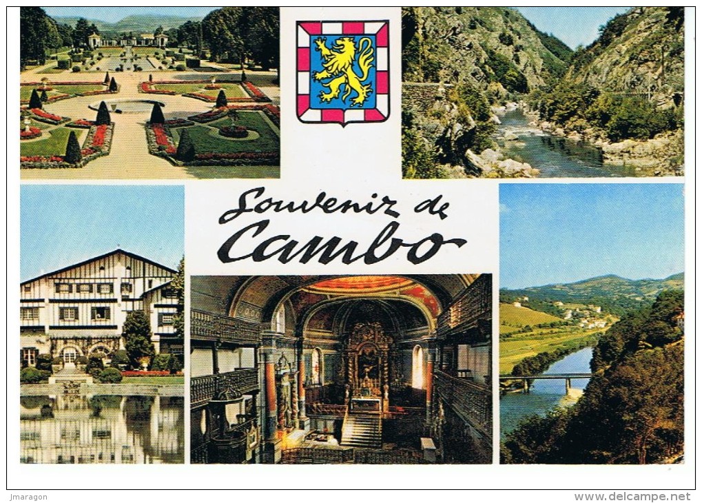 CAMBO - Multivues - Cap 1699 - Circulé 1964 - Tamponné "Cambo..." -  Tbe - Cambo-les-Bains