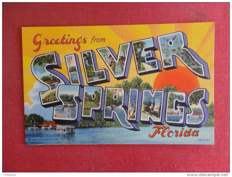 - Florida> Silver Springs Greetings        Ref 1535 - Silver Springs