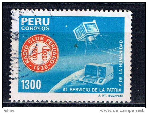 PE+ Peru 1985 Mi 1303 1306 Radio-Club Und Lamakopf - Peru