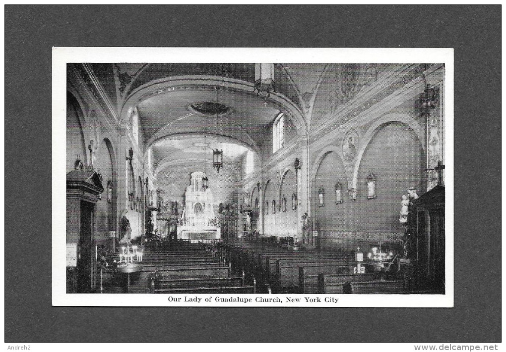 NEW YORK - NEW YORK CITY - INTERIOR OF OUR LADY OF GUADALUPE CHURCH - ÉGLISE - Kirchen