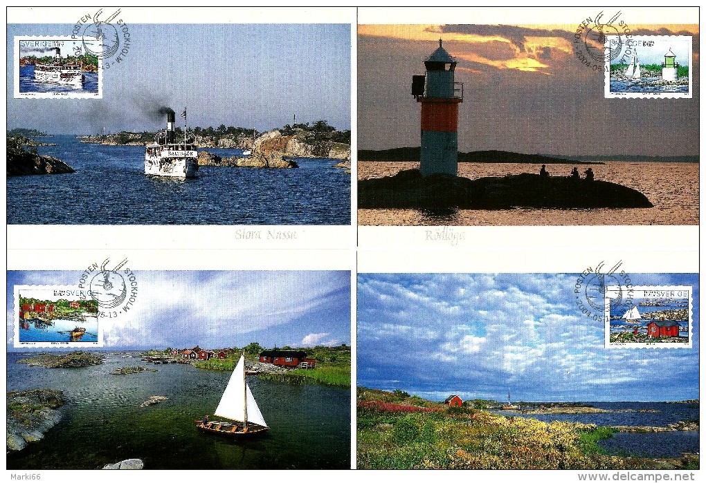 Sweden - 2004 - Stockholm Archipelago - Maximum Card Set - Maximumkarten (MC)