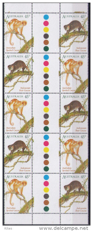 AUSTRALIA Cuscus, Joint Issue Indonesia - Sheets, Plate Blocks &  Multiples