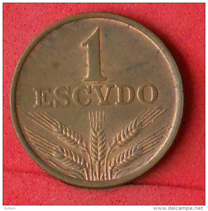 PORTUGAL  1  ESCUDOS  1976   KM# 597  -    (Nº08453) - Portugal