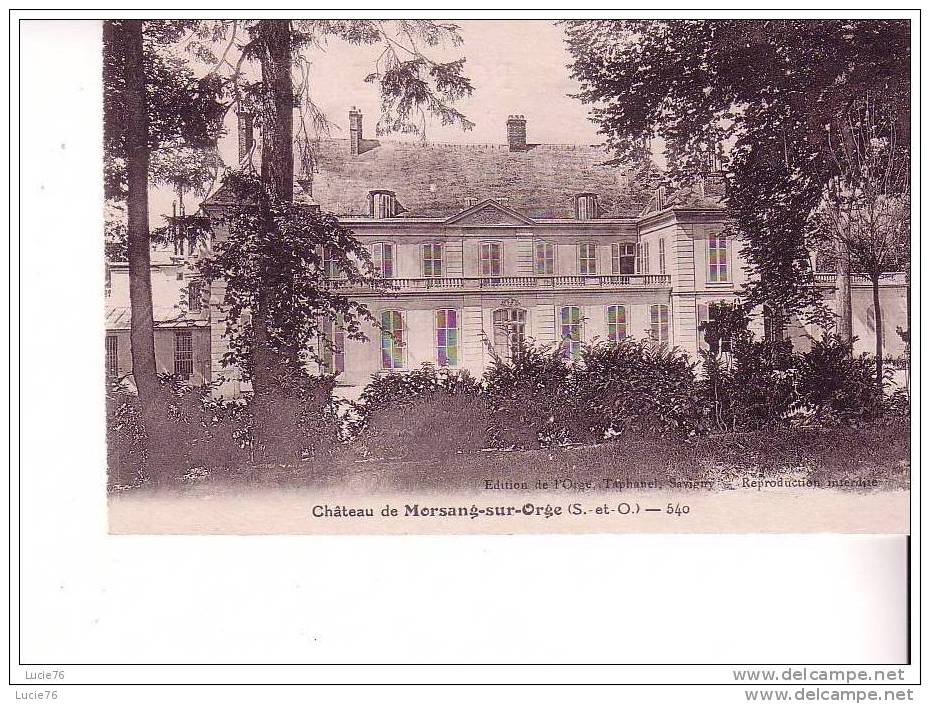 MORSANG SUR ORGE -  Château - N° 540 - Morsang Sur Orge