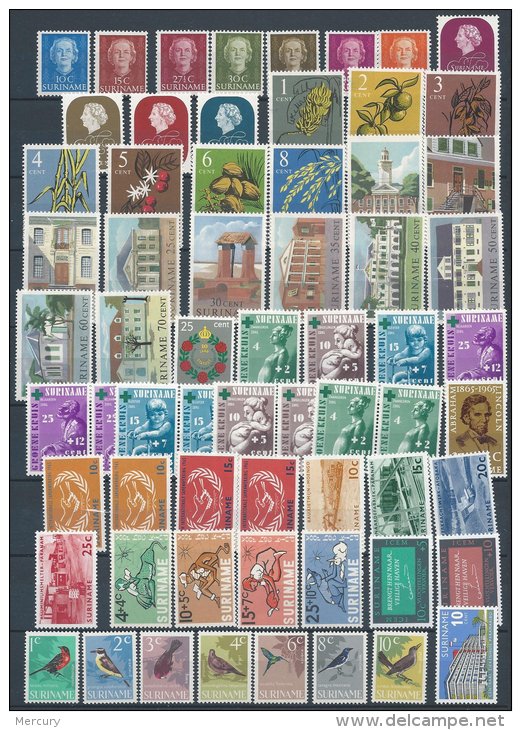 SURINAME - Bon Lot De Neufs LUXE Entre 1950 Et 1969 - 3 Scans - Surinam ... - 1975