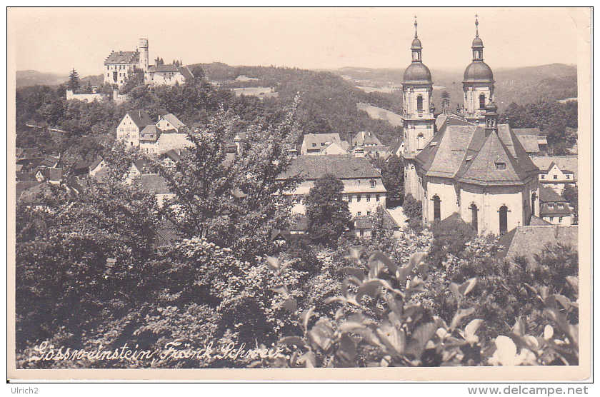 AK Gössweinstein - Fränk. Schweiz - Stempel Gasthof Krone - 1943 (9374) - Forchheim