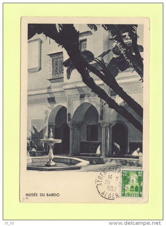 Musee Du Bardo - Alger - 1957 - Carte Maximum - Covers & Documents