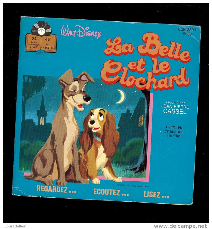 LA BELLE ET LE CLOCHARD Raconté Par JEAN PIERRE CASSEL  WALT DISNEY - Children