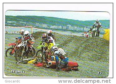 ISLE OF MAN - MANX TELECOM CHIP - TT FESTIVAL 2000: SAND RACING - (USED) CODE IOM43 - RIF.8774 - Motos