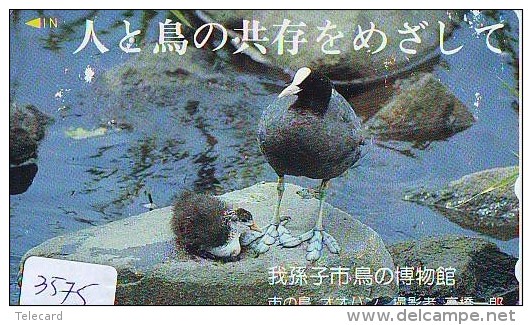 Telecarte Japon OISEAU (3575)  BIRD Japan Phonecard * Vogel TELEFONKARTE - Gallináceos & Faisanes