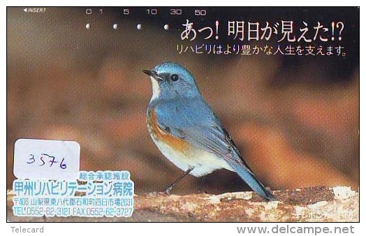 Telecarte Japon OISEAU (3576)  SINGING BIRD * JAPAN Phonecard * Vogel TELEFONKARTE - Pájaros Cantores (Passeri)