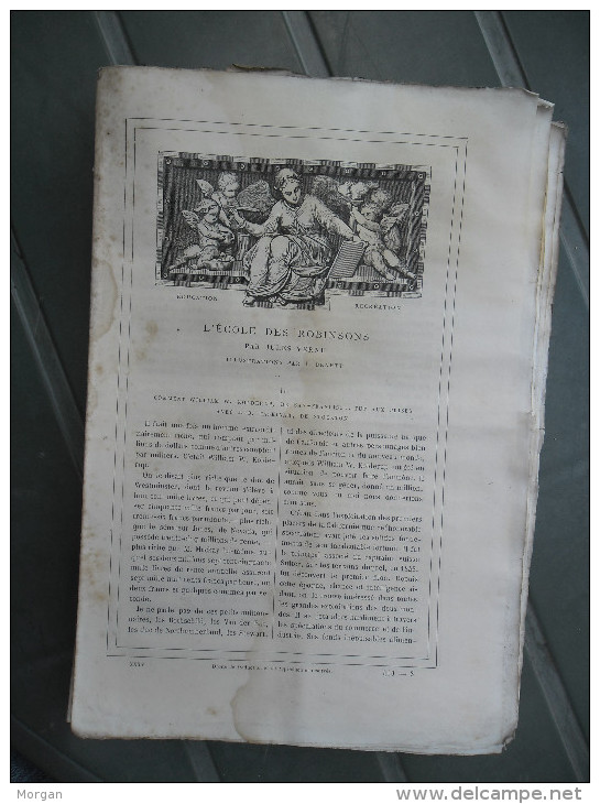 HETZEL, 1882, JULES VERNE, LOT De Revues MAGASIN Illustré D'EDUCATION Et RECREATION 1882 - 1801-1900