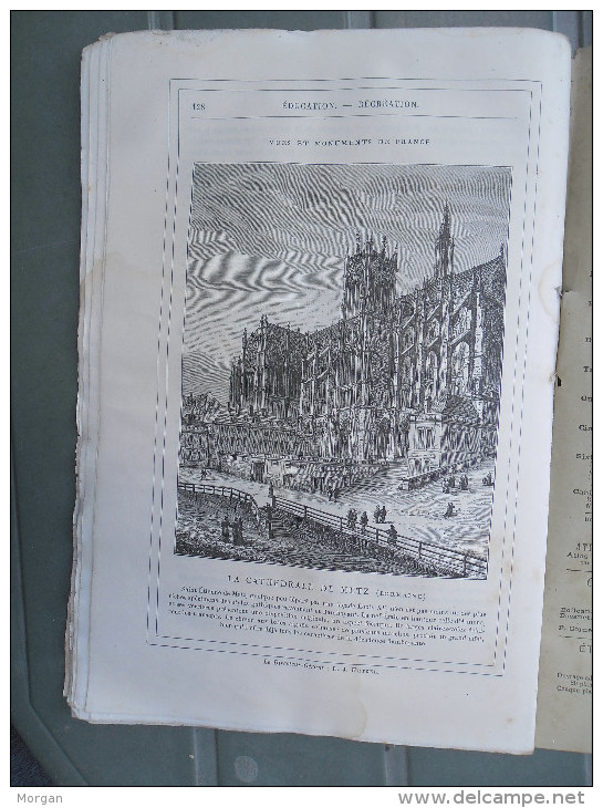 HETZEL, 1882, JULES VERNE, LOT de Revues MAGASIN Illustré d'EDUCATION et RECREATION 1882