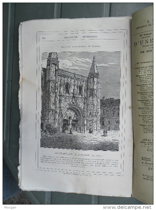 HETZEL, 1882, JULES VERNE, LOT de Revues MAGASIN Illustré d'EDUCATION et RECREATION 1882