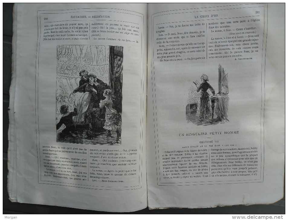 HETZEL, 1882, JULES VERNE, LOT de Revues MAGASIN Illustré d'EDUCATION et RECREATION 1882