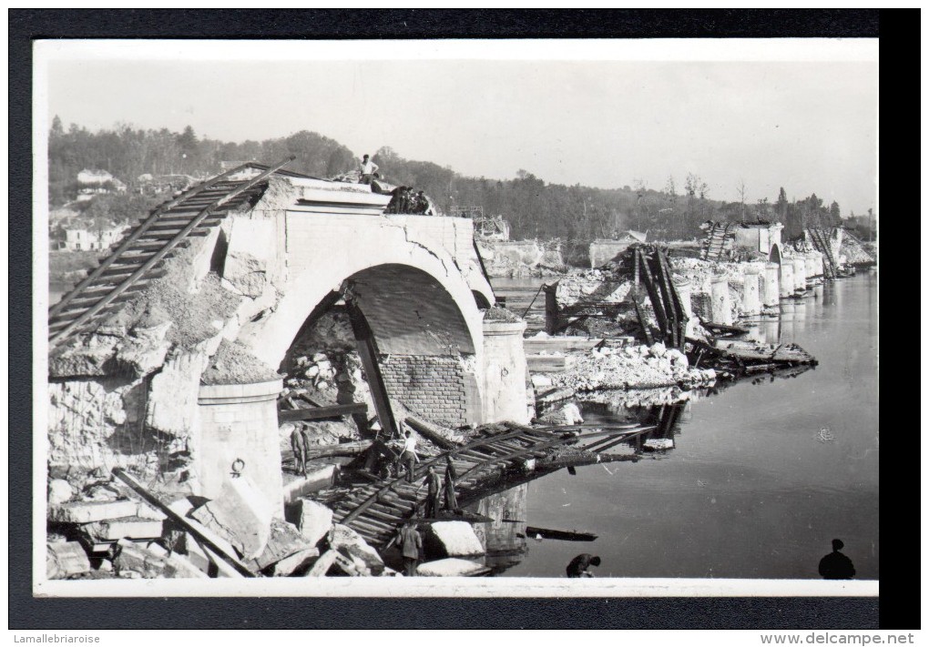 37 - TOURS, PONT DE LA MOTTE DETRUIT - Fondettes