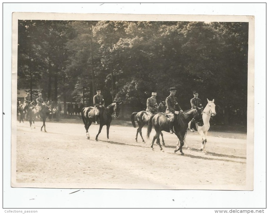 Photographie , 18 X 13 , Militaria , Militaires , Cavaliers , Chevaux , Frais Fr : 1.80€ - War, Military