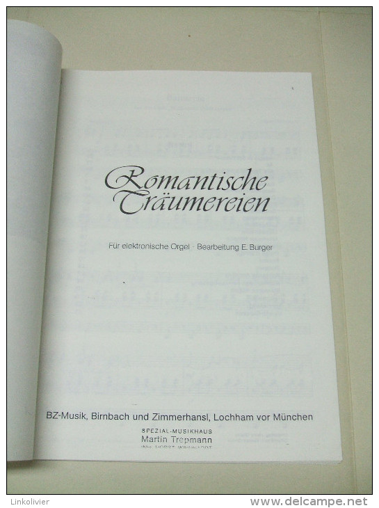 23 Partitions Romantische Träumereien (REVERIES ROMANTIQUES) Pour Orgue électronique - Strumenti A Tastiera