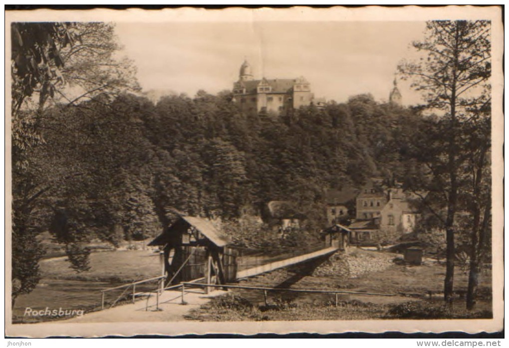 Germany - Postcard Circulated In 1934- Rochsburg - 2/scans - Lunzenau