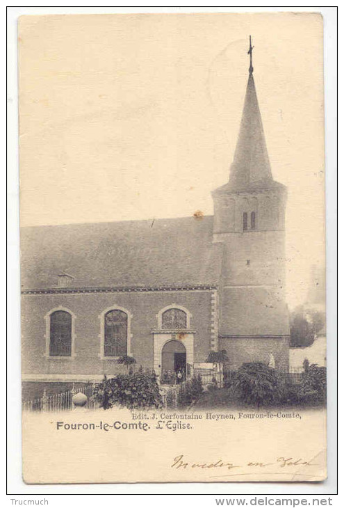 E3648 - FOURON - LE - COMTE  -  L'église - Voeren