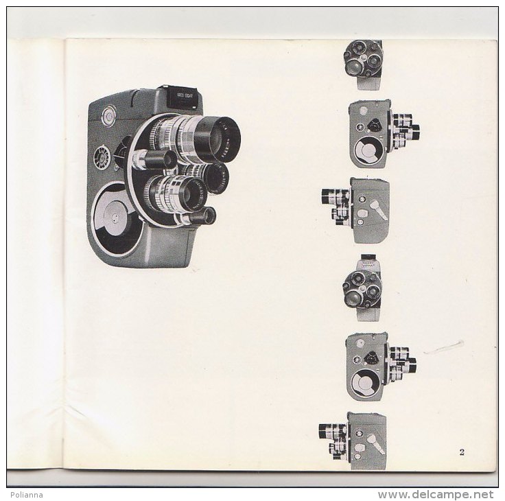 C1480 - LIBRETTO ISTRUZIONI CINEPRESE ARCO 8 Mm Mod. 803A - Projecteurs De Films