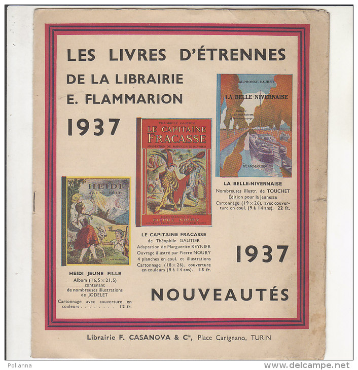 C1498 - CATALOGO 1937 LIBRI ILLUSTRATI PER RAGAZZI LIBRAIRIE E.FLAMMARION - Anciens