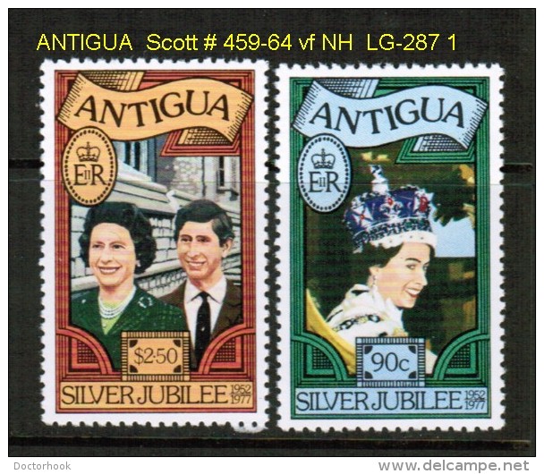 ANTIGUA    Scott  # 459-63**  VF MINT NH - 1960-1981 Ministerial Government