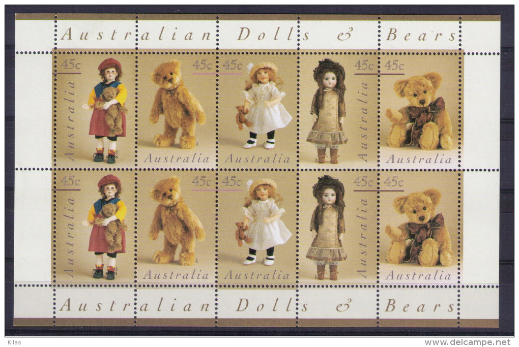 AUSTRALIA Puppets, Teddy Bear - Marionnettes