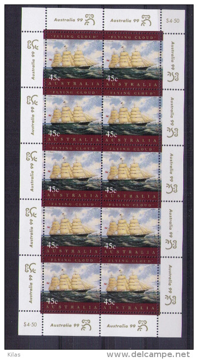 AUSTRALIA Sailing Ships - Sheets, Plate Blocks &  Multiples