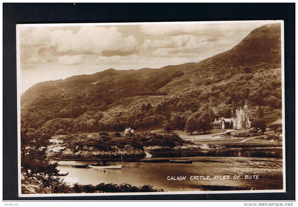 RB 993 - Real Photo Postcard - Steam Boat - Caladh Castle - Kyles Of Bute - Scotland - Bute