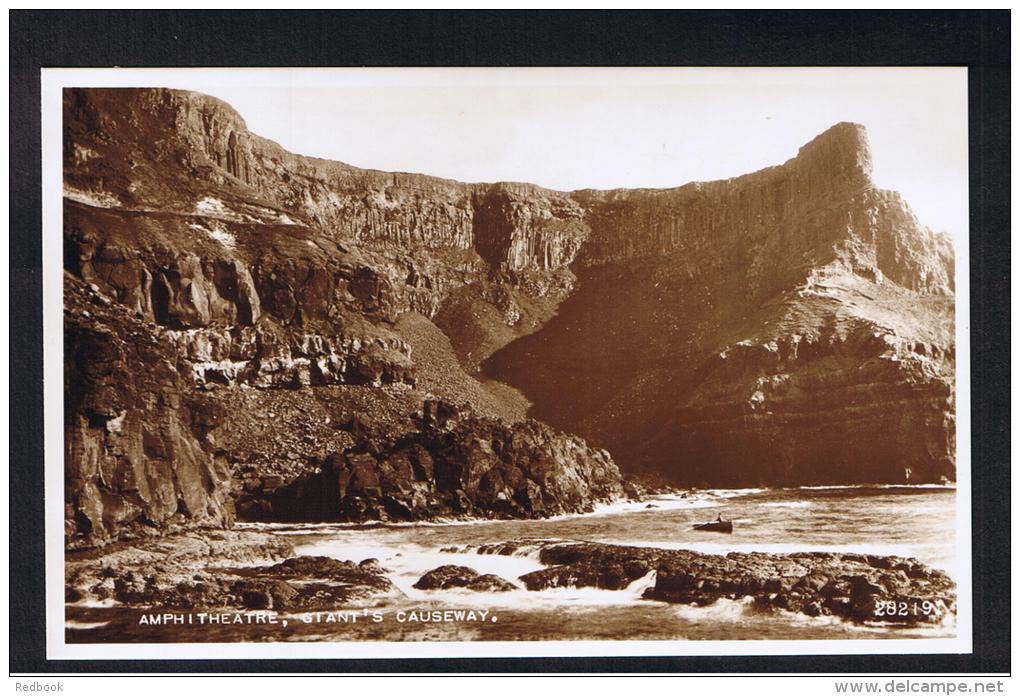 RB 993 - Real Photo Postcard - Amphitheatre Giant's Causeway - Antrim Ireland - Antrim