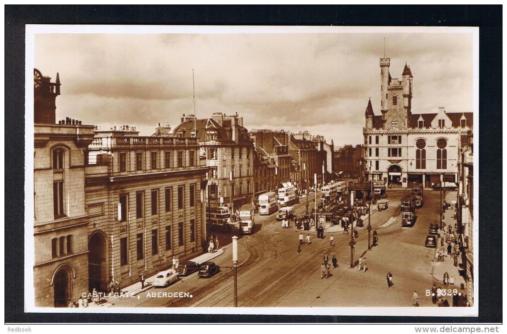 RB 993 - Real Photo Postcard - Castlegate Aberdeen - Aberdeenshire Scotland - Aberdeenshire