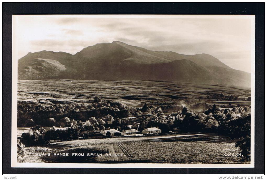 RB 993 - Real Photo Postcard - Nevis Range From Spean Bridge - Inverness-shire Scotland - Inverness-shire