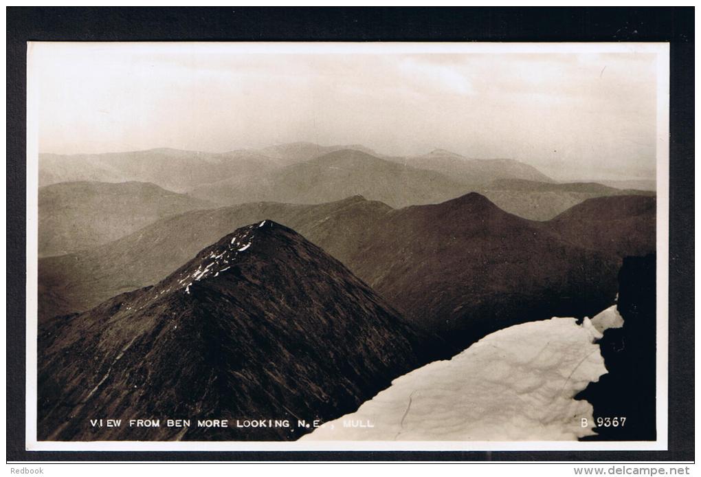 RB 993 - Real Photo Postcard -  View From Ben More Looking North Tobermory - Isle Of Mull - Argyll &amp; Bute Scotland - Argyllshire