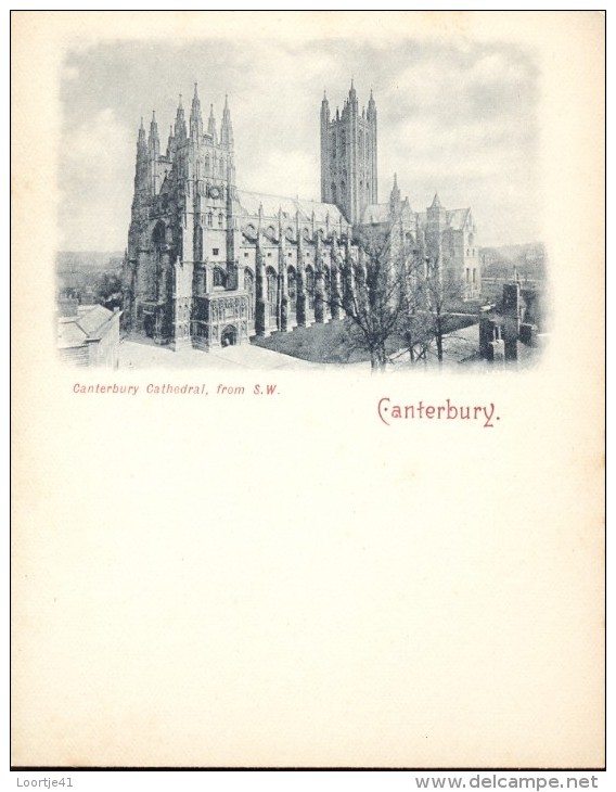 PC - Canterbury - Cathedral - From S.W. - Autres & Non Classés