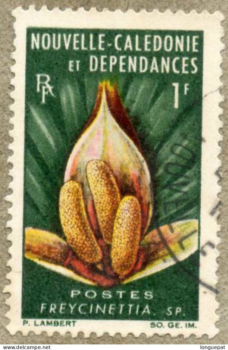 Nelle CALEDONIE  :Fleurs : Freycinetia- Famille Des Pandanacées - - Used Stamps