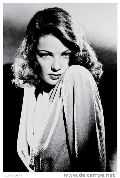 Film Stars - Gene Tierney Postcard - RPPC Size: 15x10 Cm. Aprox. - Artistes