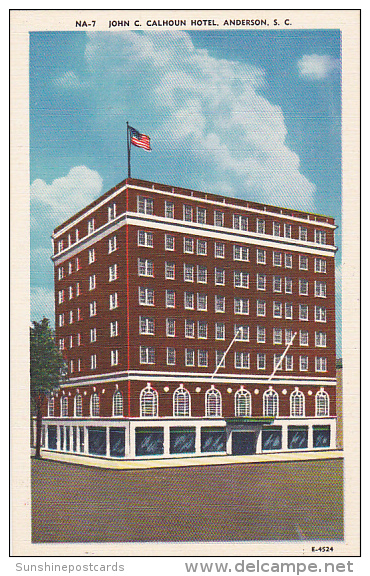 John C Calhoun Hotel Anderson South Carolina - Anderson