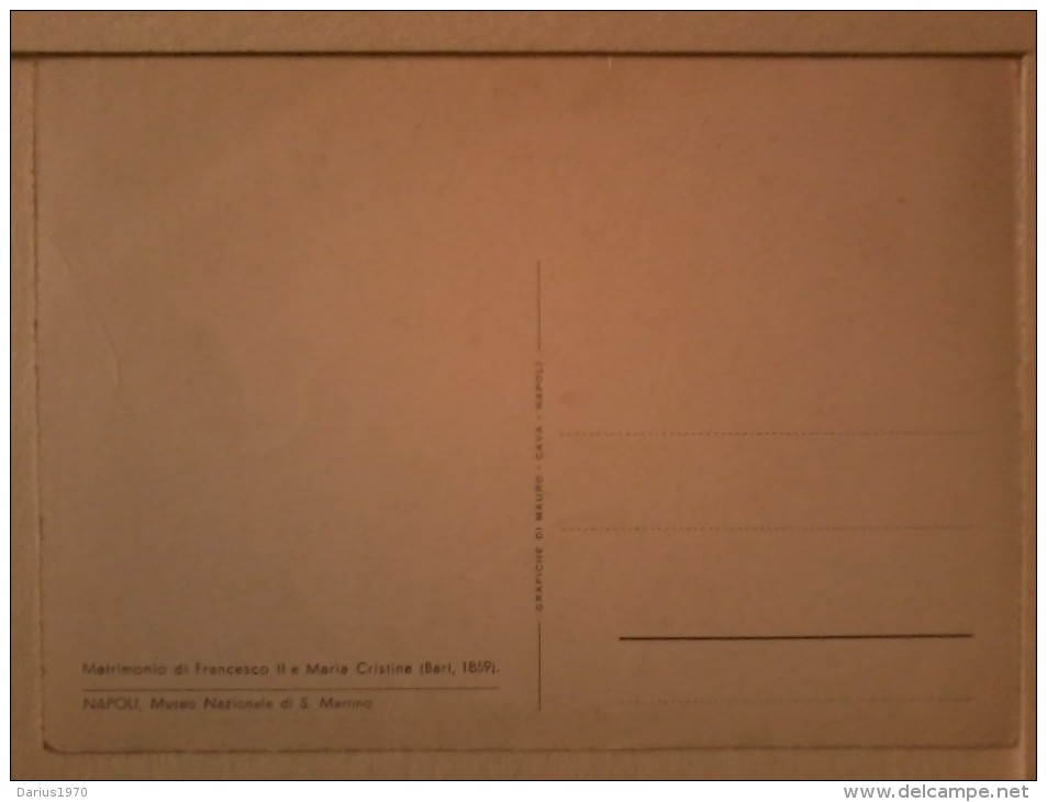 Napoli - Museo Nazionale Di San Martino-  Matrimonio Di Francesco II E Maria Cristina. Bari,1859.. - Mecki
