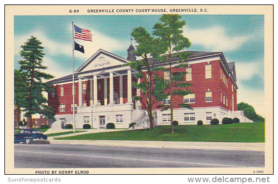 Greenville County Court House Greenville South Carolina - Greenville