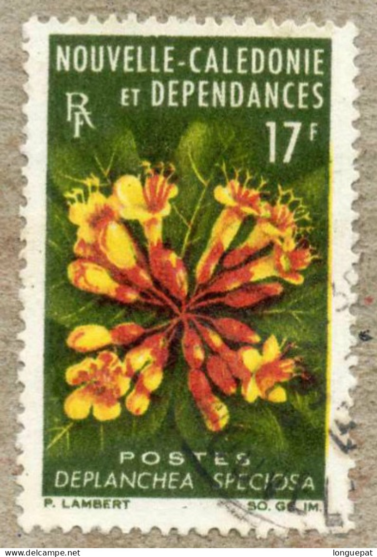 Nelle CALEDONIE  :Fleurs :  Deplanchea Speciosa - Famille Des Bignoniacées - . - Used Stamps