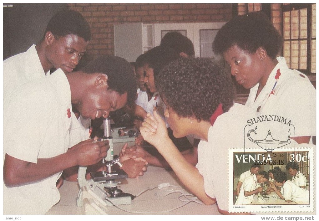 Venda 1988 Nurses Training College, 30c, Maximum Card - Venda