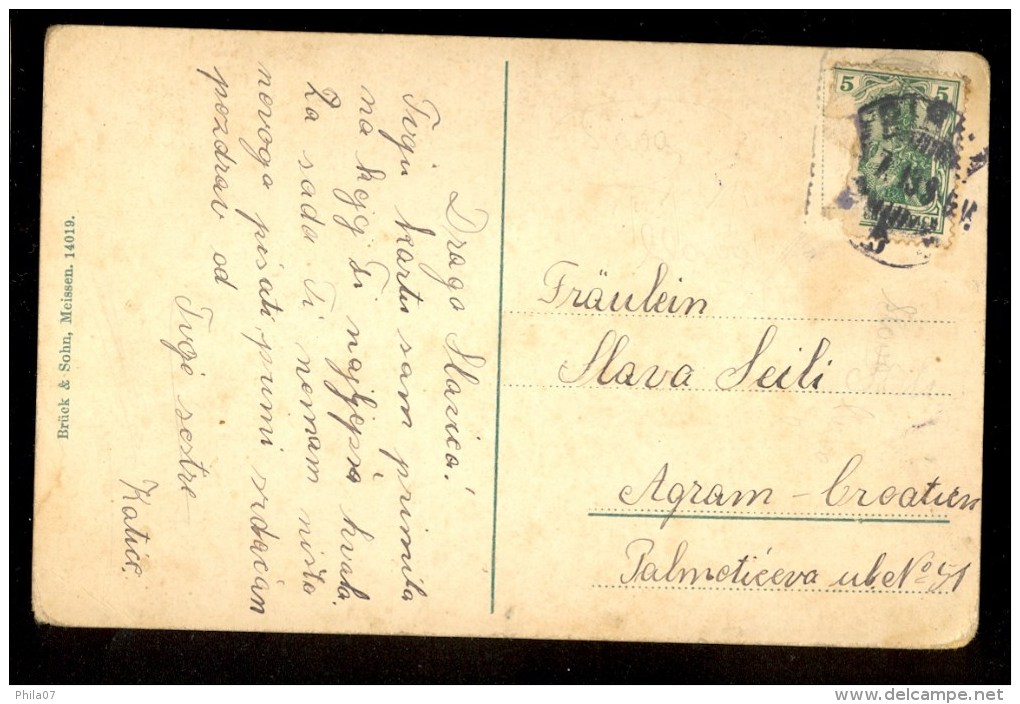 Copitz A. Elbe. -- Bruck & Sohn, Meissen 14019  ---- Postcard Traveled - Pirna