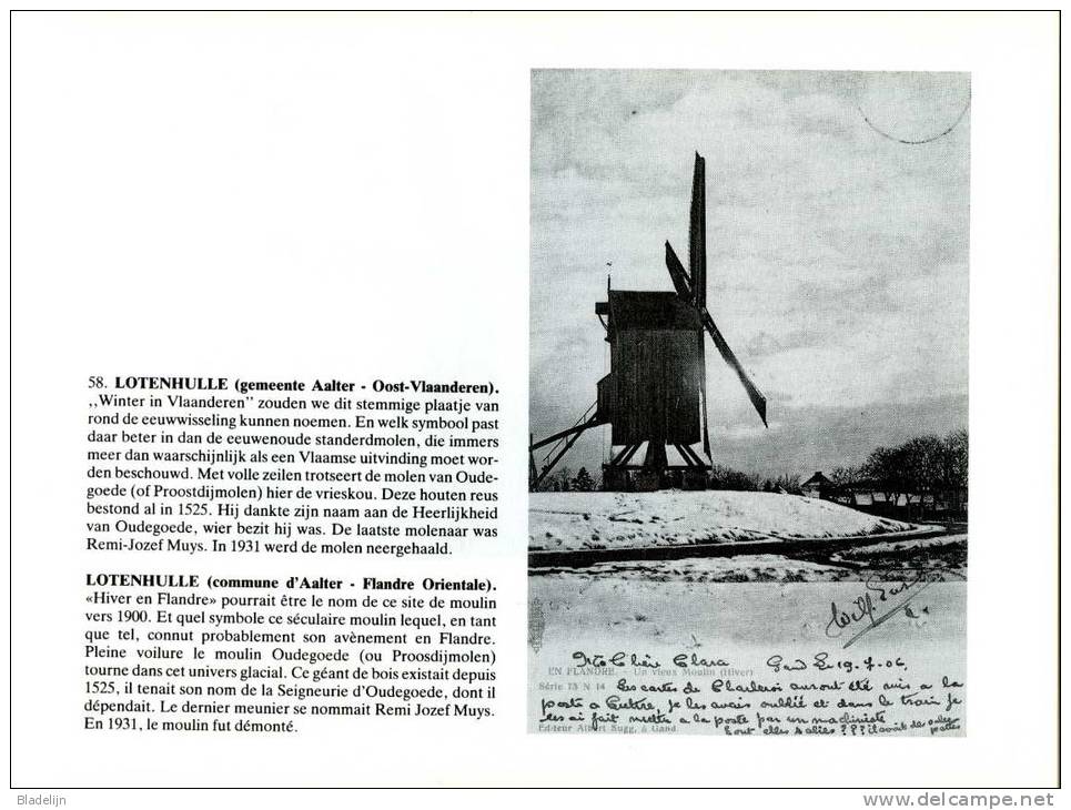 BOEK Thema: Molen / Moulin - Verdwenen Belgische Windmolens In Beeld / Moulins à Vent Belges Disparus En Images - History