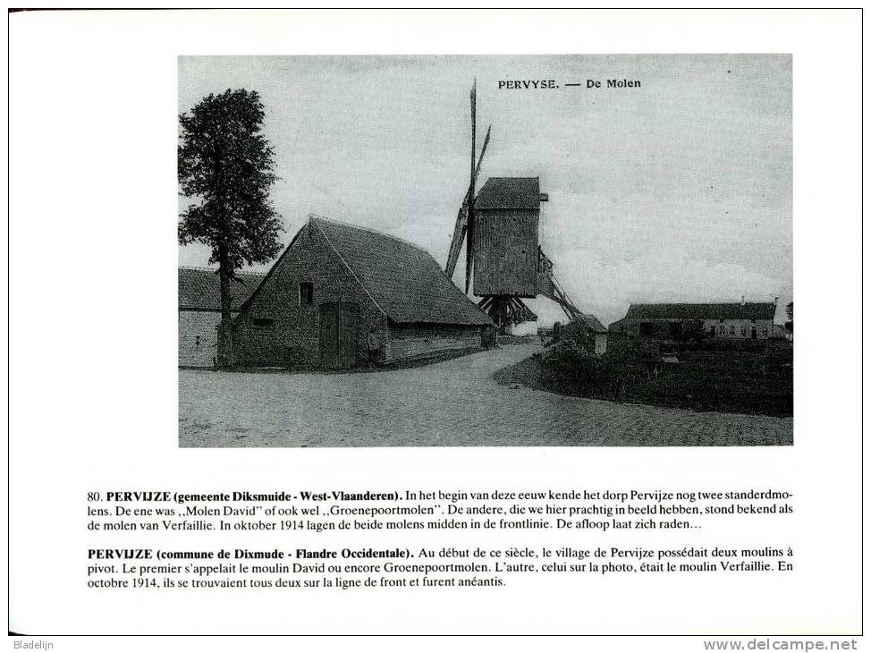 BOEK thema: molen / moulin - Verdwenen Belgische windmolens in beeld / Moulins à vent belges disparus en images