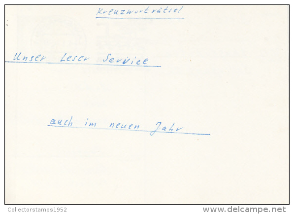 3250- PRESIDENT GUSTAV HEINEMANN, POSTCARD STATIONERY, 1974, GERMANY - Cartoline Illustrate - Usati