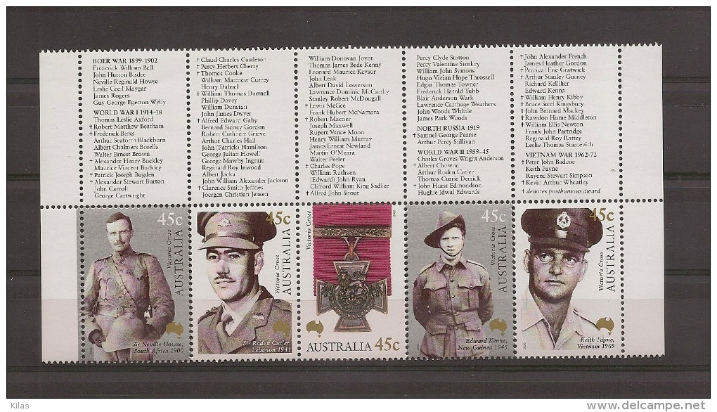 AUSTRALIA Victoria Cross - Sheets, Plate Blocks &  Multiples