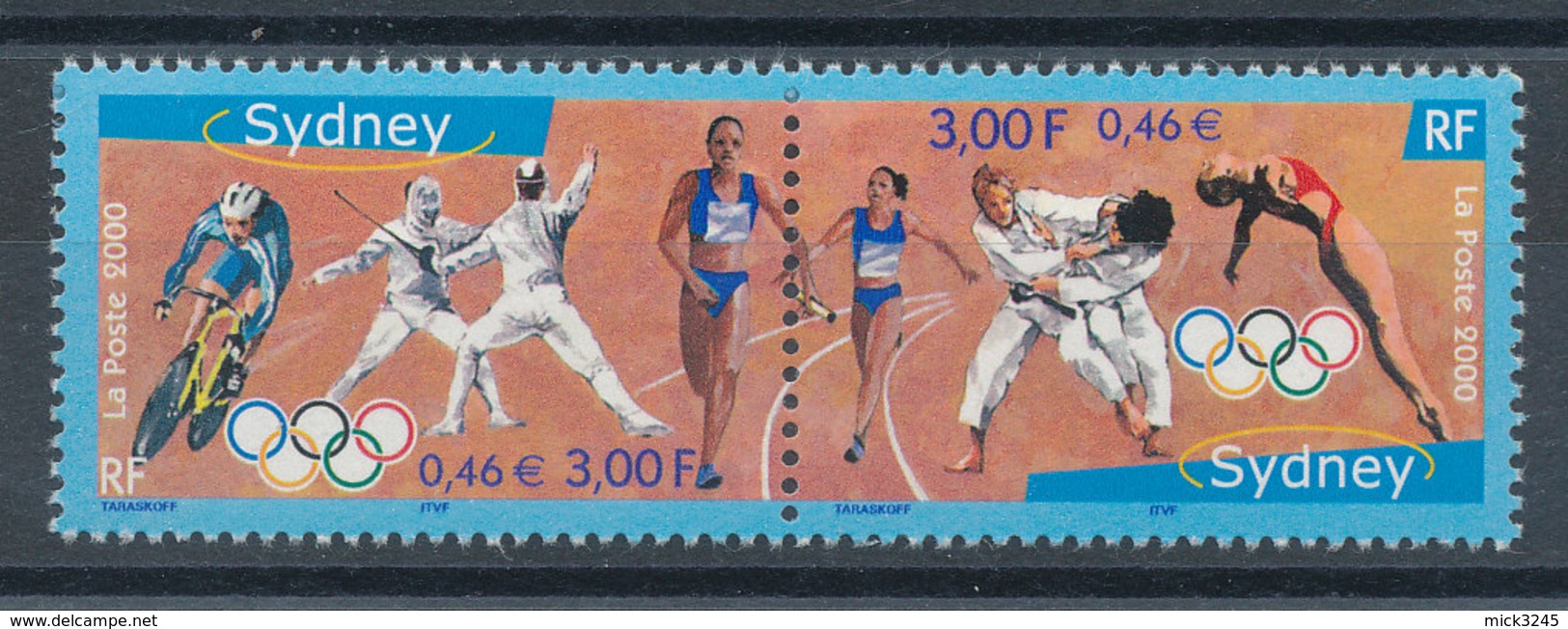 3340A** J.O. De Sydney En Paire - Unused Stamps